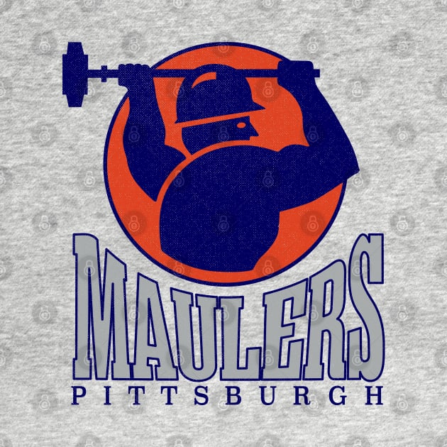 Defunct Pittsburgh Maulers USFL Football 1984 by LocalZonly